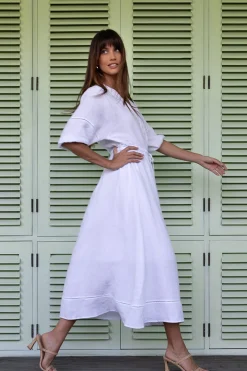 Maxi Dresses | Midi Dresses>Humidity Lifestyle AMBROSIA MIDI DRESS