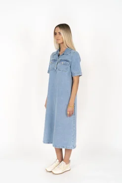 Denim | Shift Dresses><noscript><img width=