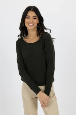 Lightweight Knits | Lightweight Knits>Humidity Lifestyle BELLA BASIC TOP
