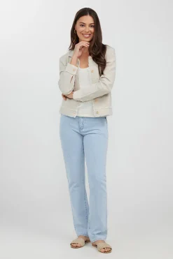 Jackets>Humidity Lifestyle BELLA LINEN JACKET