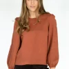Blouses>Humidity Lifestyle DEMI BLOUSE AW23