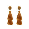 Jewellery>Humidity Lifestyle DOUBLE TASSEL EARRING
