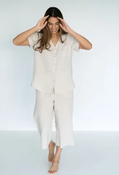 Sleepwear | Loungewear>Humidity Lifestyle DREAM SHIRT - NATURAL
