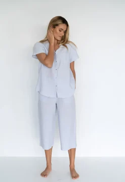 Loungewear | Sleepwear>Humidity Lifestyle DREAM SHIRT - POWDER BLUE