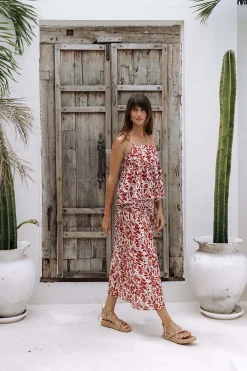 Resort | Skirts>Humidity Lifestyle EDEN RUCHED SKIRT