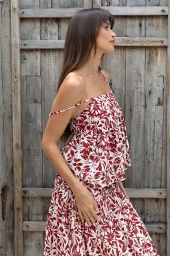 Resort | Tanks & Camis>Humidity Lifestyle EDEN TIER TOP