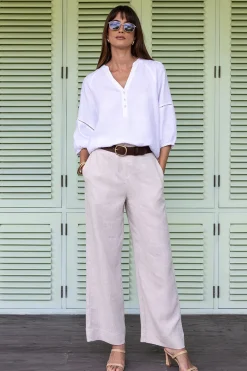 Pants>Humidity Lifestyle FLEETWOOD LINEN PANT