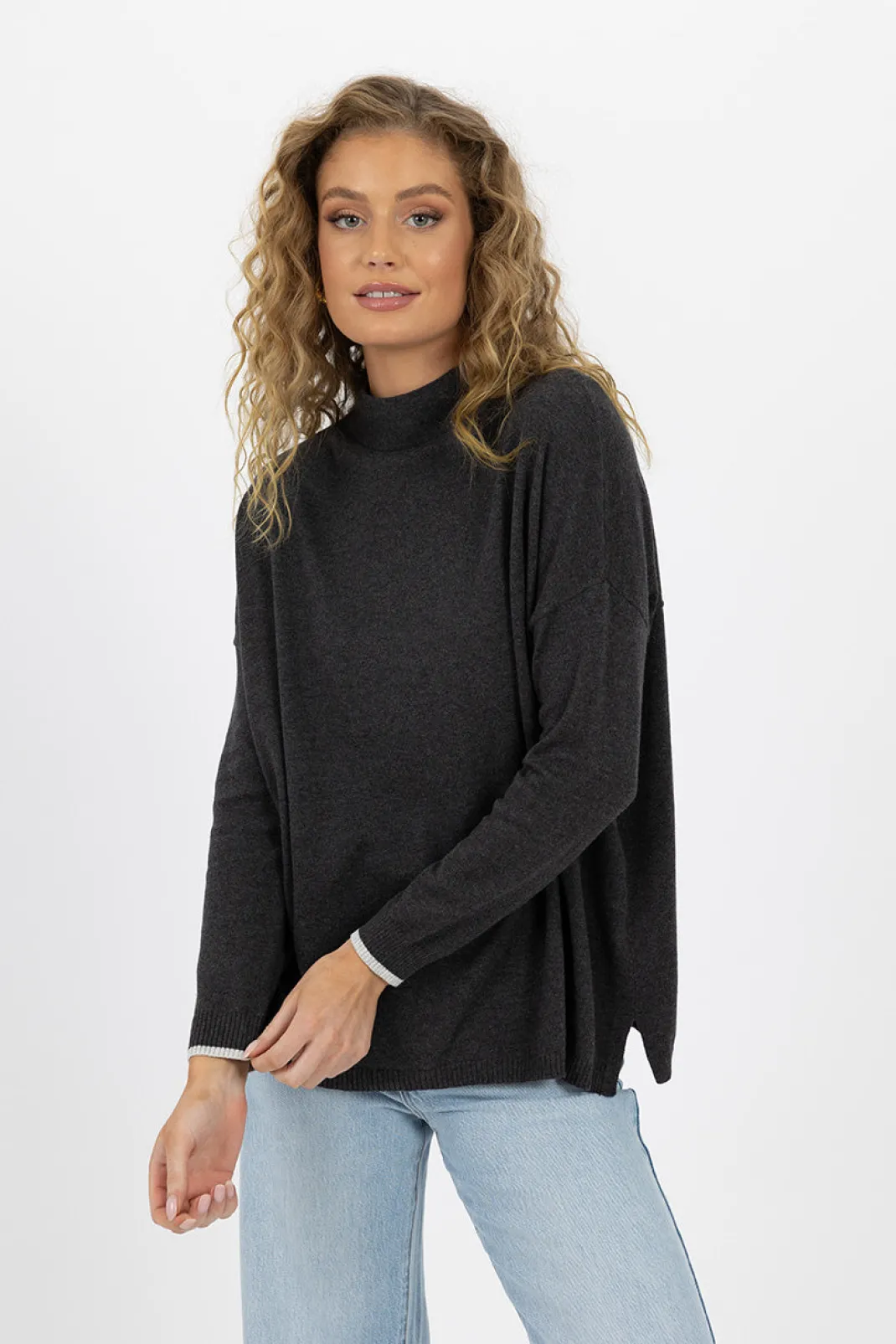 Long Sleeve | Knit Tops>Humidity Lifestyle HEIDI KNIT TOP
