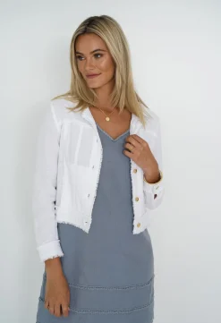 Jackets>Humidity Lifestyle ISABELLA LINEN JACKET SS23