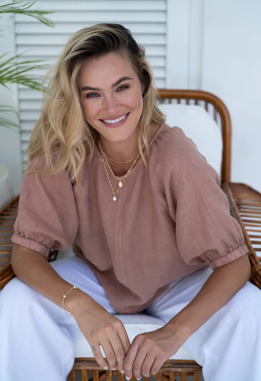 Blouses>Humidity Lifestyle LAGOON BLOUSE