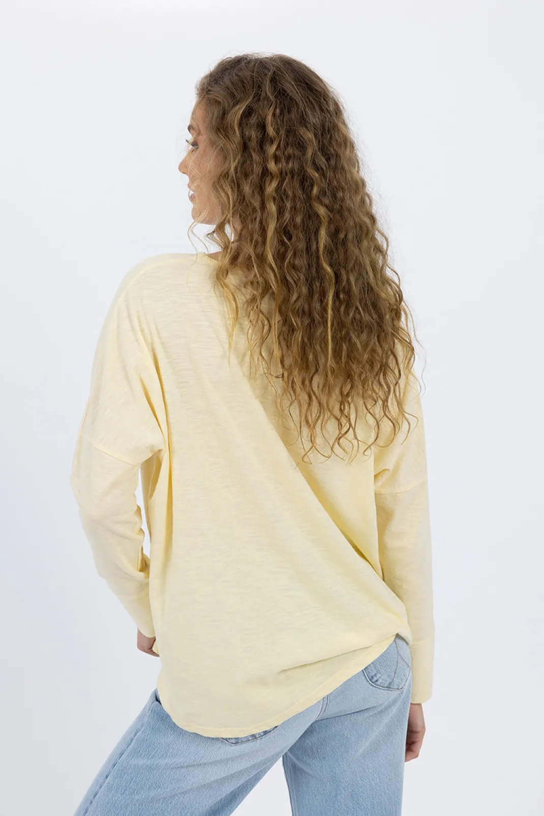 Loungewear | Basics>Humidity Lifestyle LONG SLEEVE DIPPY TEE AW24