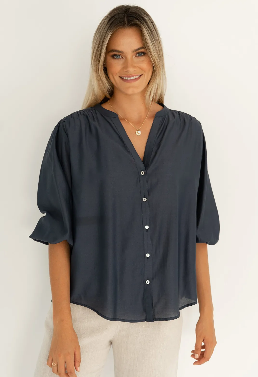 Blouses>Humidity Lifestyle MYSTIC BLOUSE