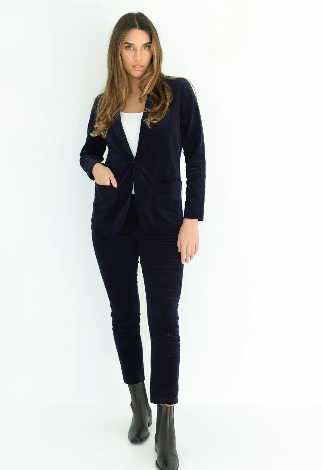 Pants>Humidity Lifestyle QUEEN CORD JEAN