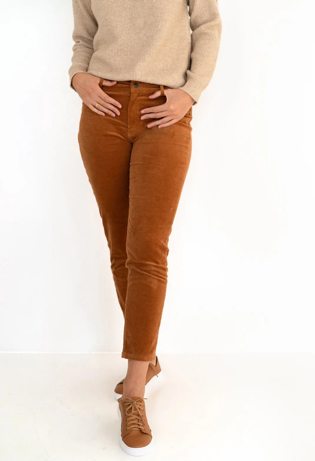 Pants>Humidity Lifestyle QUEEN CORD JEAN