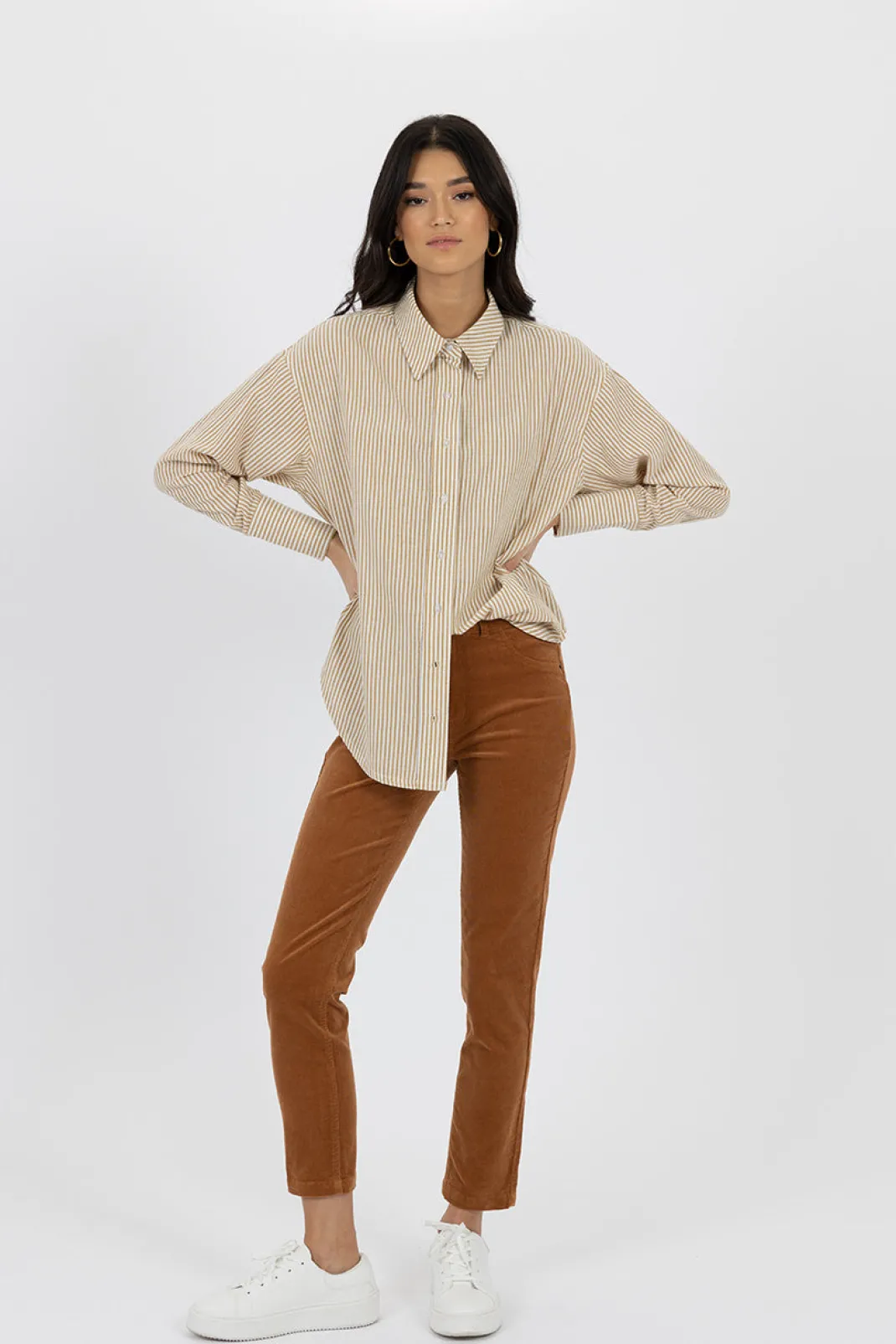 Pants>Humidity Lifestyle QUEEN CORD JEAN AW24