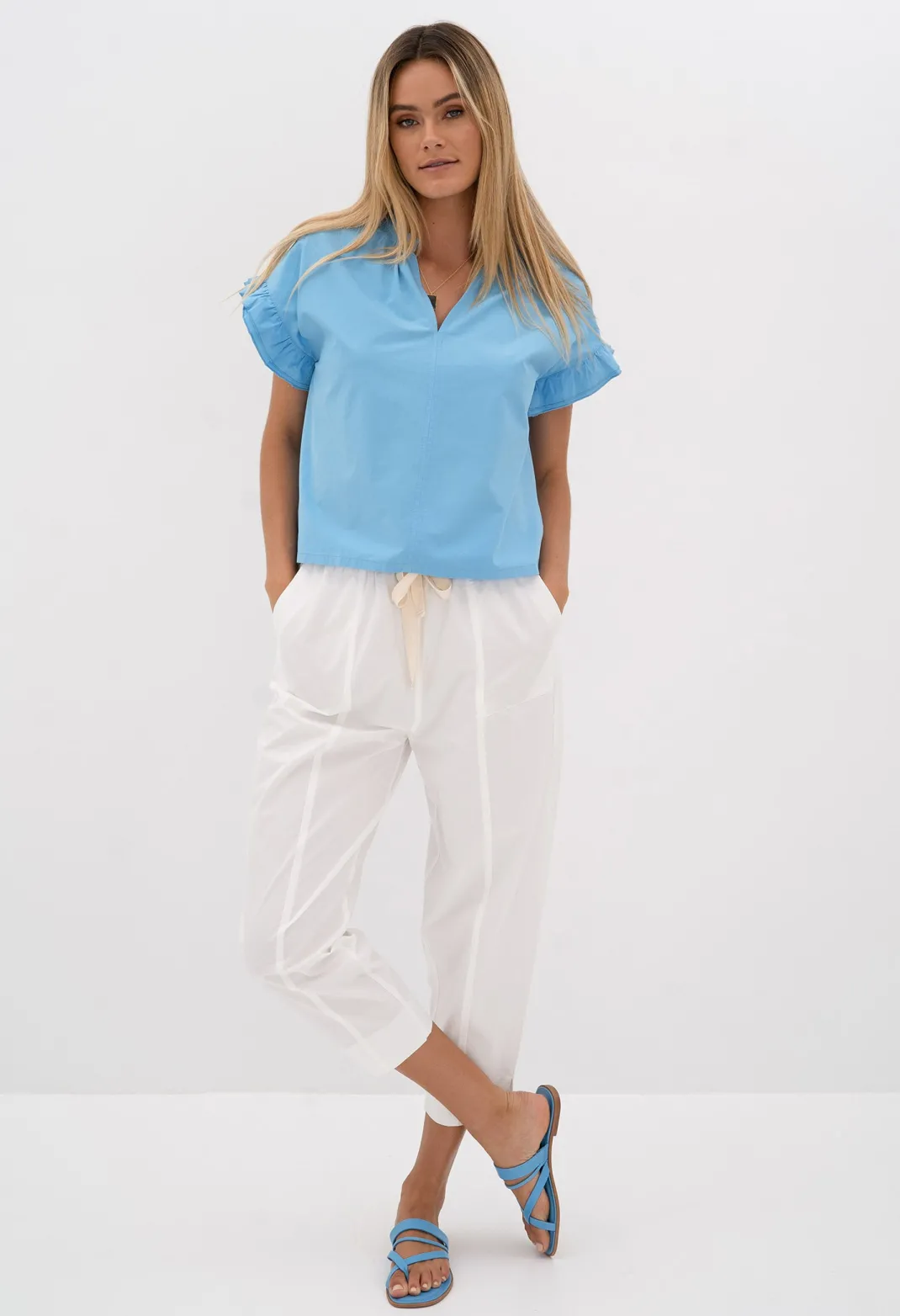 Blouses>Humidity Lifestyle SPRITZ TOP