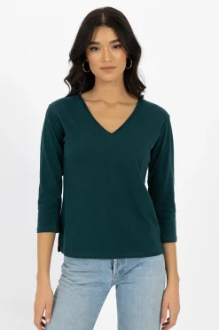 Loungewear | Basics>Humidity Lifestyle STELLA V-NECK AW24