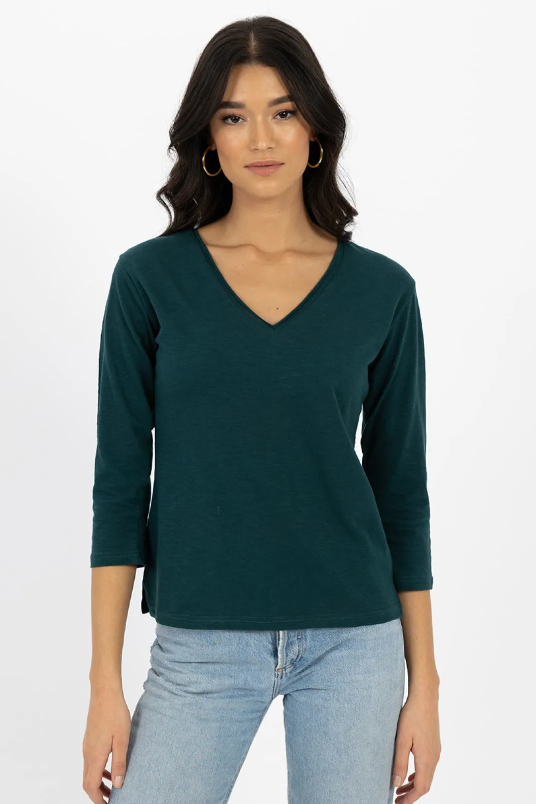 Loungewear | Basics>Humidity Lifestyle STELLA V-NECK AW24