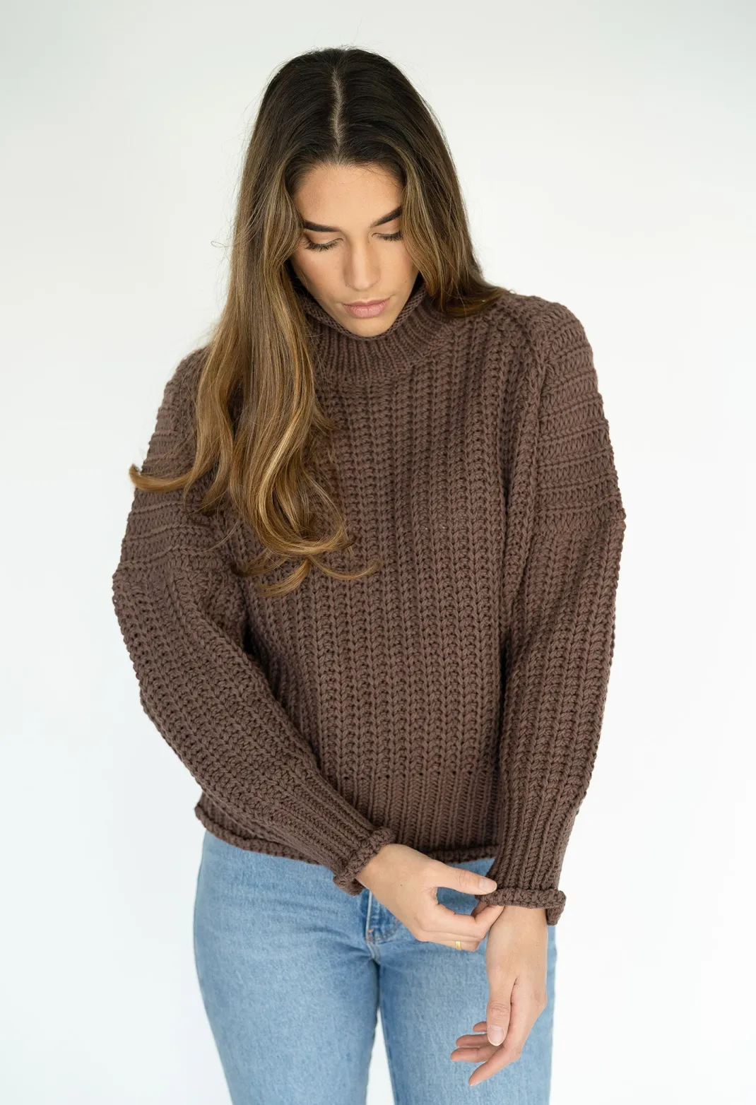 Chunky Knits | Chunky Knits>Humidity Lifestyle WILLOW JUMPER - CHOCOLATE