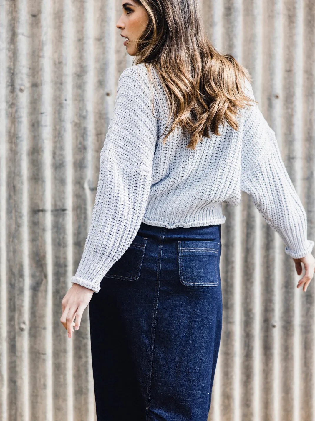 Chunky Knits | Chunky Knits>Humidity Lifestyle WILLOW JUMPER - ICE BLUE