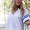 Resort | Blouses>Humidity Lifestyle ZIGGY BLOUSE