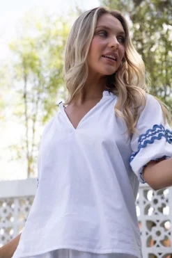 Resort | Blouses>Humidity Lifestyle ZIGGY BLOUSE